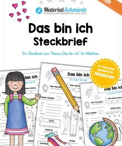 Das bin ich – Steckbrief (für Mädchen) [Digital]