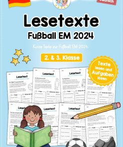 10 Lesetexte zur Fußball EM 2024 (mit Aufgaben) [Digital]